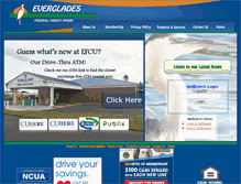 Tablet Screenshot of evergladesfcu.com